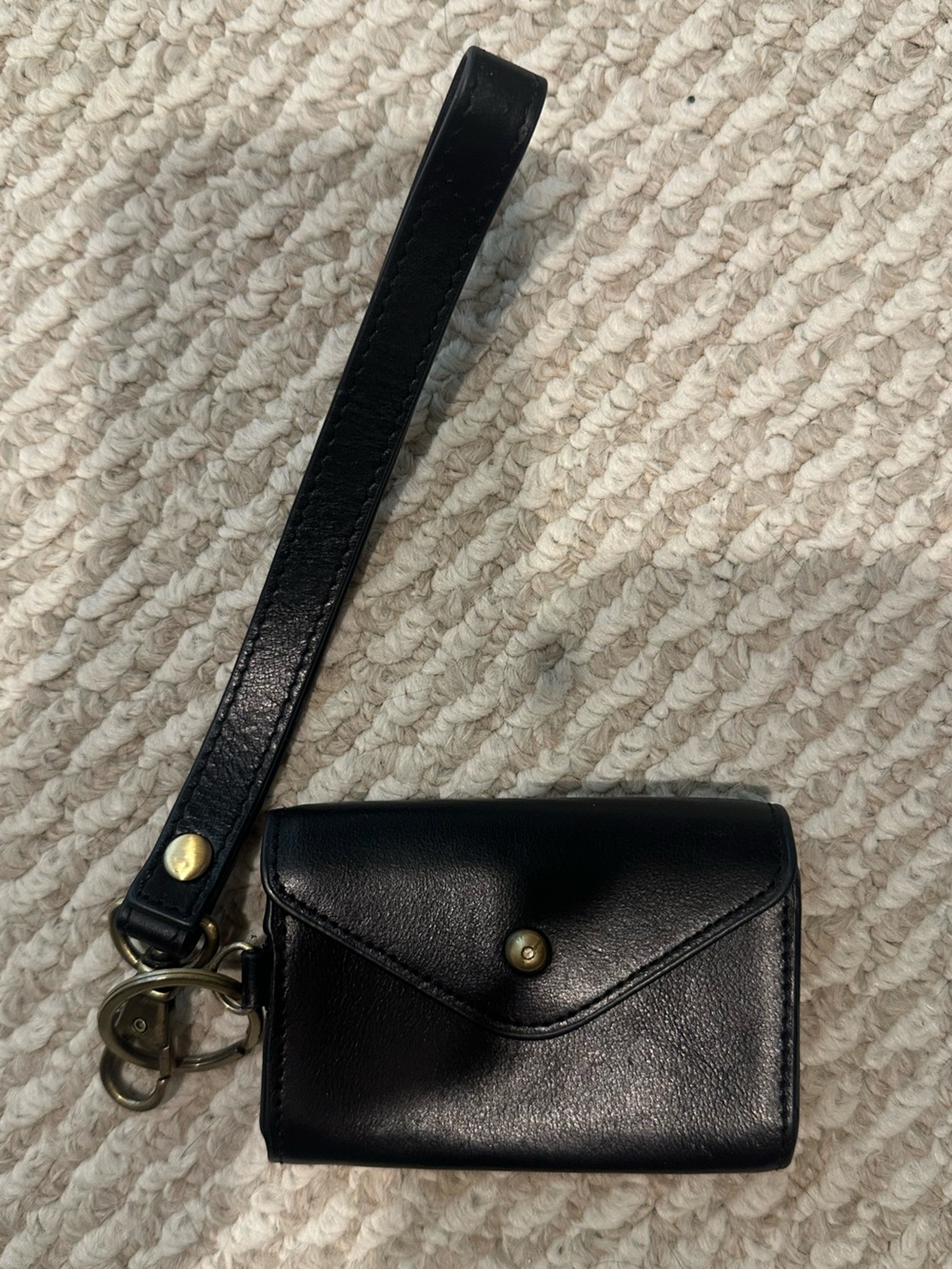 The Poppy Leather Wristlet